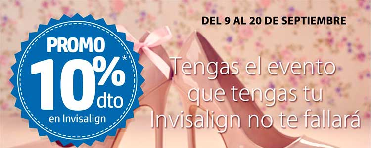 Promoción 10% descuento Invisalign